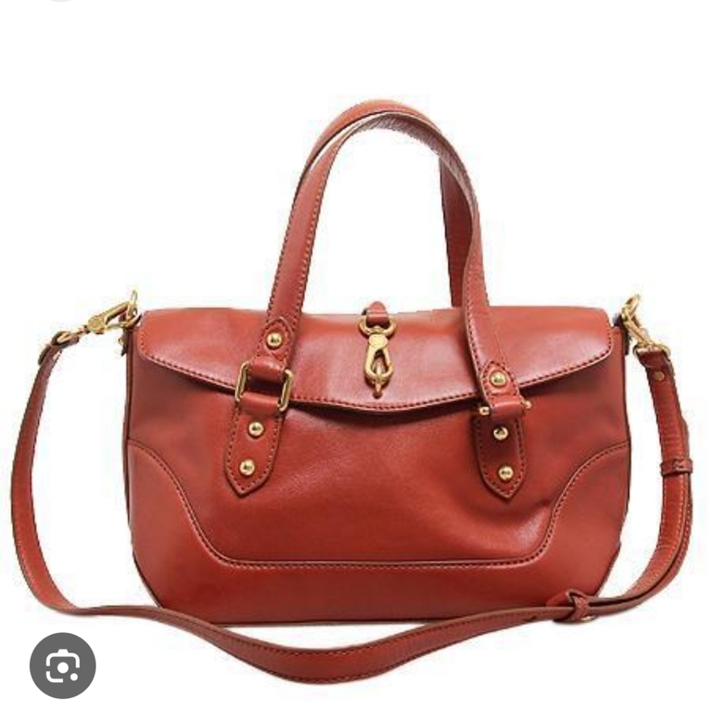 SOLD Marc by Marc Jacobs Brown Leather Satchel with Gold Hardware - Picture 5 of 7